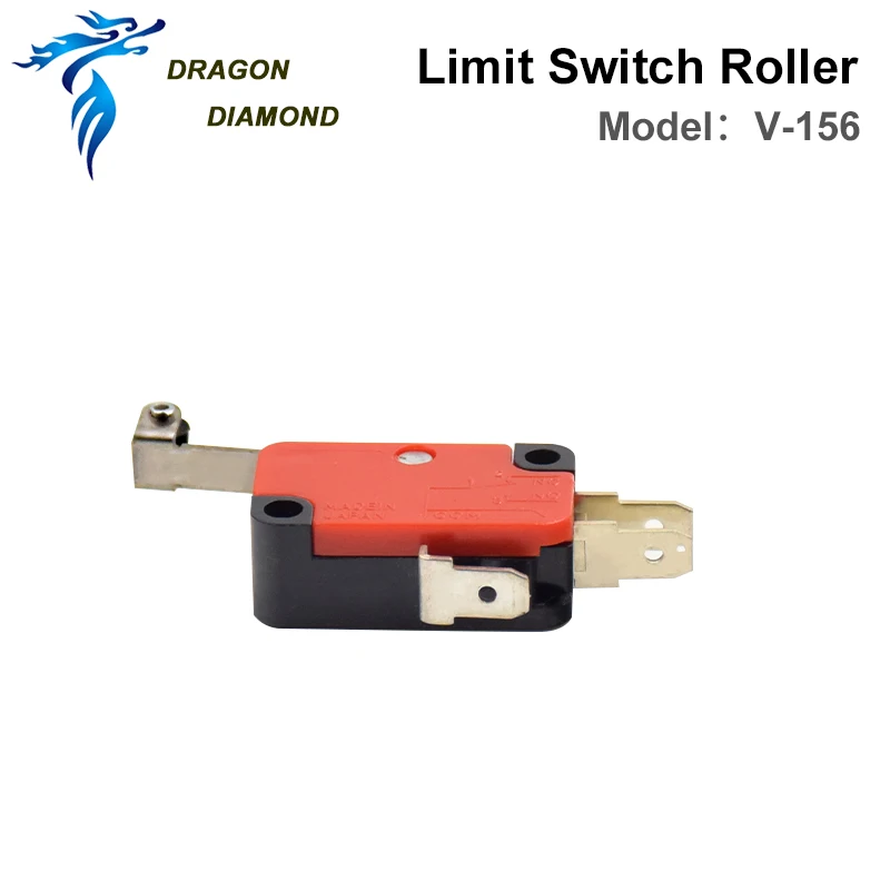 Co2 High Quality Laser Limit Switch Roller V-156 Momentary Micro Switch Long Handle For Co2 Laser Engraving Machine