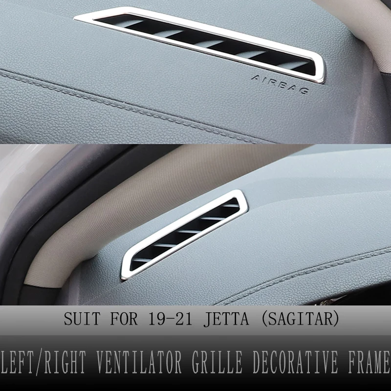 Frente ventilador cubierta de rejilla para Volkswagen 2019-21 JETTA MK7 SAGITAR VW de aire frontal Panel decorativo embellecedor de Marco accesorios