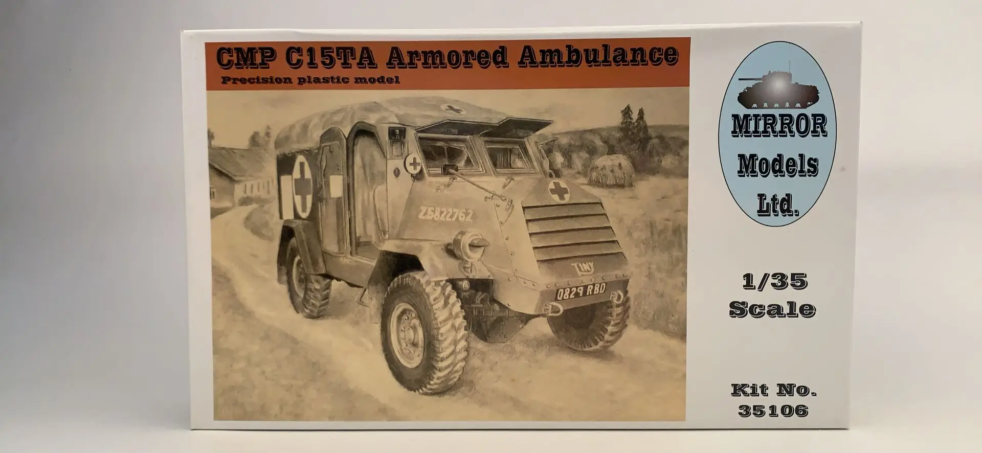 Mirror Models MR35106 1/35 CMP C15TA Armored Ambulance Model Kit