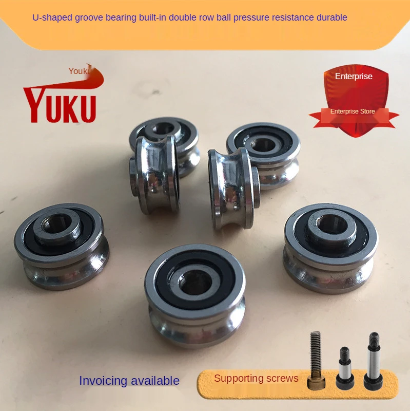 

U-slot bearing groove sheave SG20 laser cutter embroidery machine textile machine bearings 6 x 24 x 11 rail roller home tools