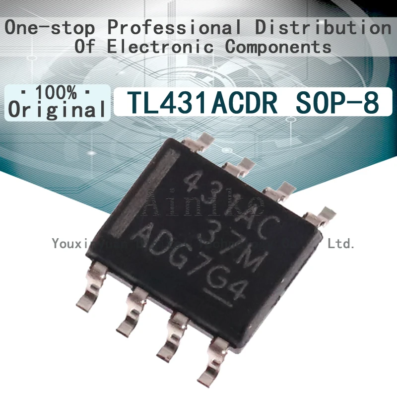 10/Pcs New Original TL431ACDR TL431AC TL431 431AC SOP-8 Voltage reference regulator IC chip SOIC-8