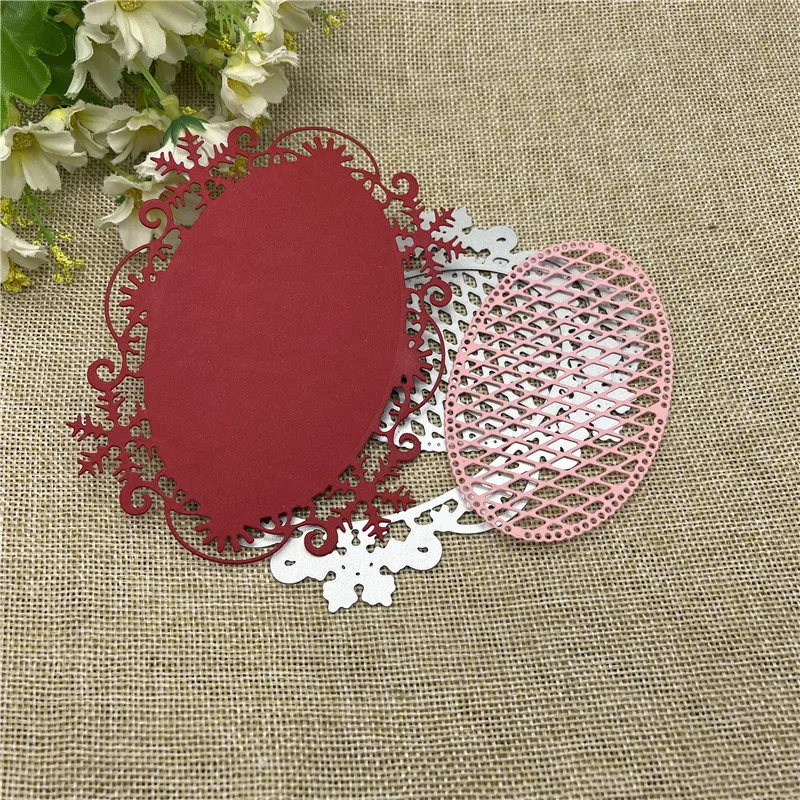 Snowflake photo frame Metal Cutting Dies Stencils For DIY Scrapbooking Decorative Embossing Handcraft Template