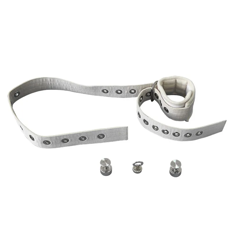 Single Hand Foot Lying Magnetic Lock Restraint Belt With Buckle For Psychiatric Rehabilitation Bed Restraining In Mental