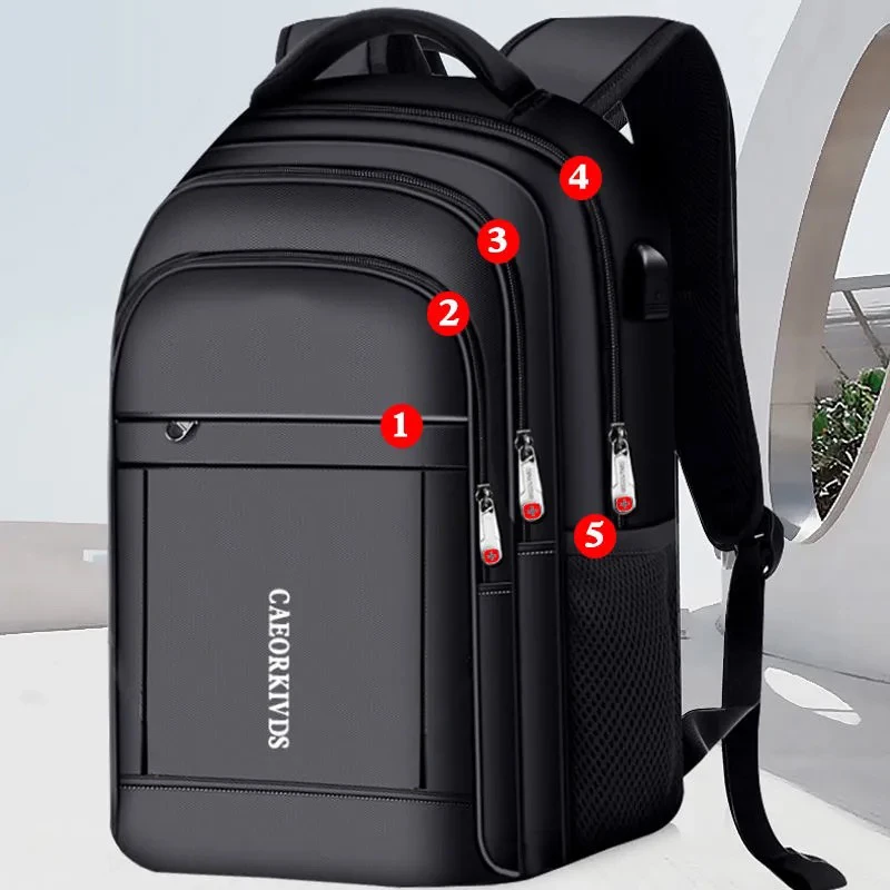 2021 Hot Men\'s Backpack Fashion Laptop Bag Large Capacity School Children\'s Backpack Usb Charging Travel Bag Mochila Masculina