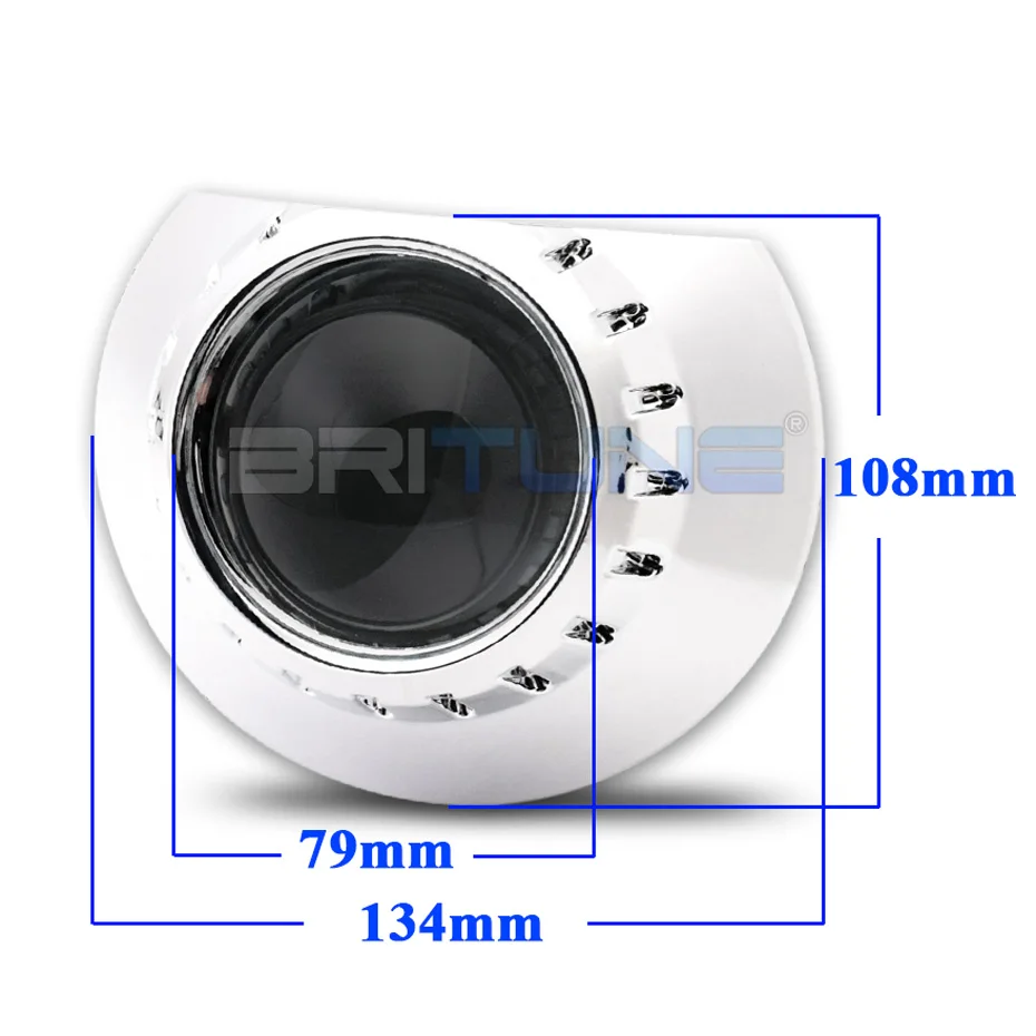 HID Projector Lens For BMW 3 E46 Retrofit ZKW Bi-xenon Headlights D2S HID LED Lights Tuning Replacement Kit Accessories DIY