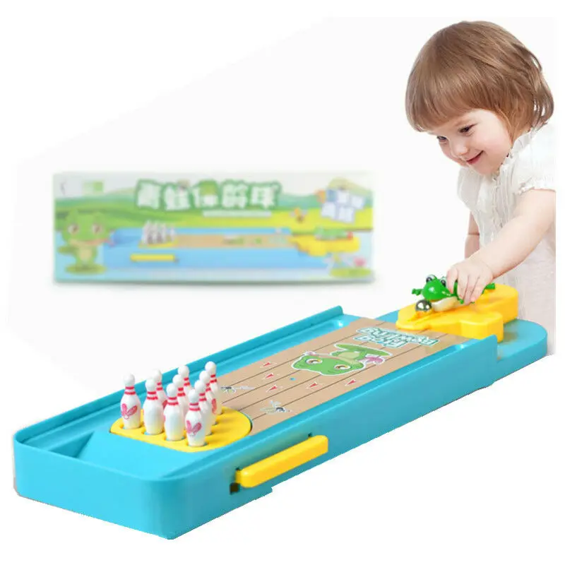 Kinder Mini Frosch Bowling Desktop Interaktive Spiele Pädagogisches Spielzeug Starten Pad Indoor Eltern-kind-Interaktion Spiel Geschenk – Detail 2