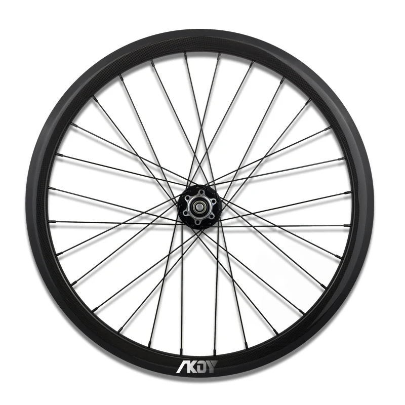 24 Inch Carbon MTB Road BMX Wheelset Clincher 24