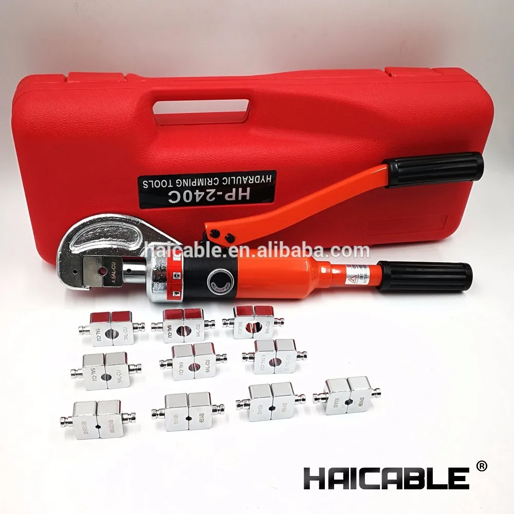 Herramienta de prensado manual, Herramienta hidráulica de engaste, HP-240CW