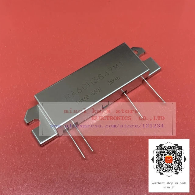 1PCS RA60H3847M1 (Replaced RA60H4047M1) RA60H3847M [60watt 380-470MHz 12.5V  H2M ] RF MOSFET Amplifier Module New Original - AliExpress