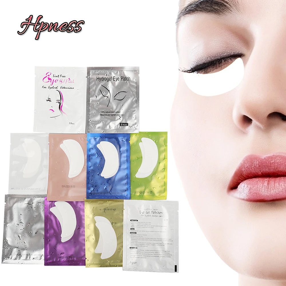 500 Pairs Free Shipping Gel Patch Eyelashes Pad Eyepad Makeup Tool Grafting Under Eye Patches Lint Free Stickers Your Logo/Label