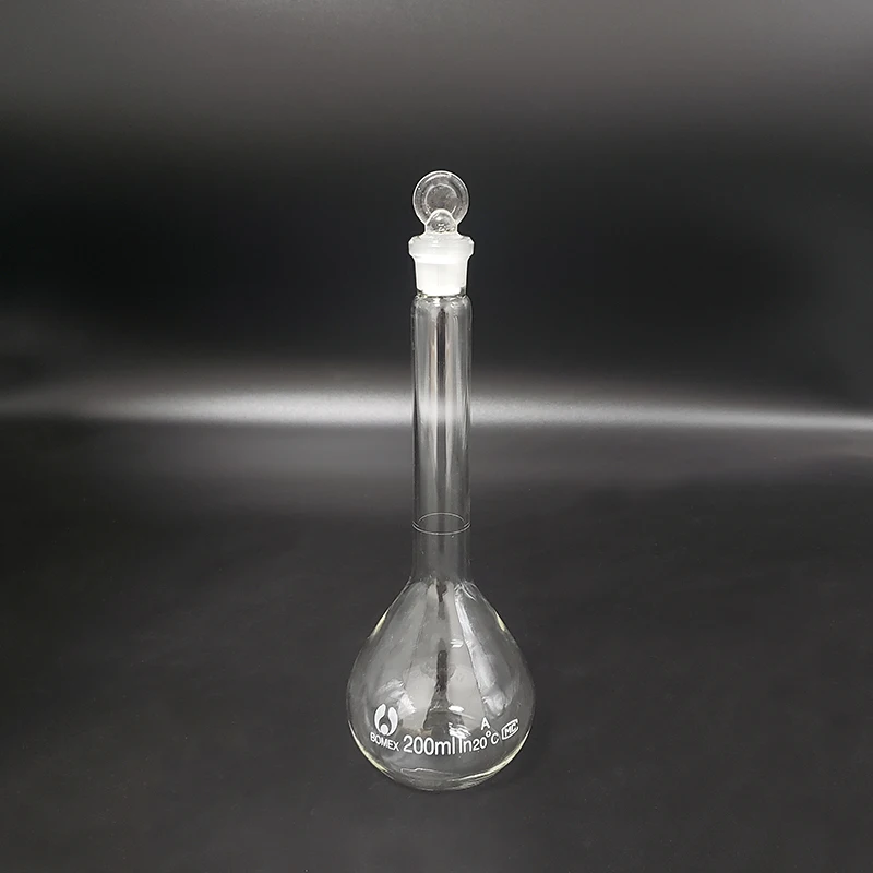 Kolba miarowa z korkiem 5mL/10mL/25mL/50mL/100mL/200mL/250mL/500mL/1000mL/2000mL/5000mL,Kolba miarowa,Butelka miarowa