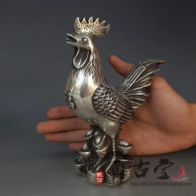 

High-quality antique bronze carving cock decorative ornaments