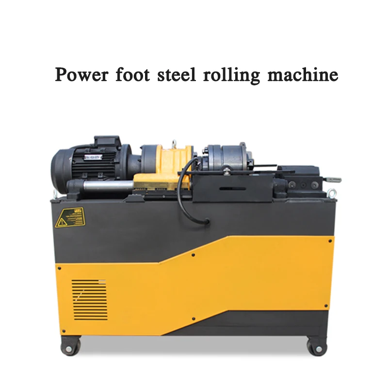 Reinforced thread rolling machine fully automatic CNC rebar straight thread round steel stripping machine threading machine