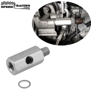 1/8 ''BSPT & 1/8'' NPT & M10 الفولاذ المقاوم للصدأ مستشعر ضغط الزيت موصل مشترك إلى NPT المحملة محول توربو الملحقات محول