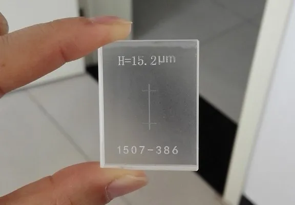 Standard Roughness Calibration Block  Single engraved lines