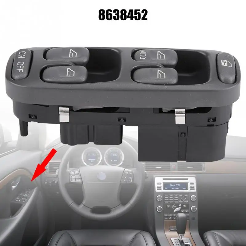 Front Left Driver Side Power Master Window Switch 8638452 for Volvo V70 S70 C70 1998-2004 5