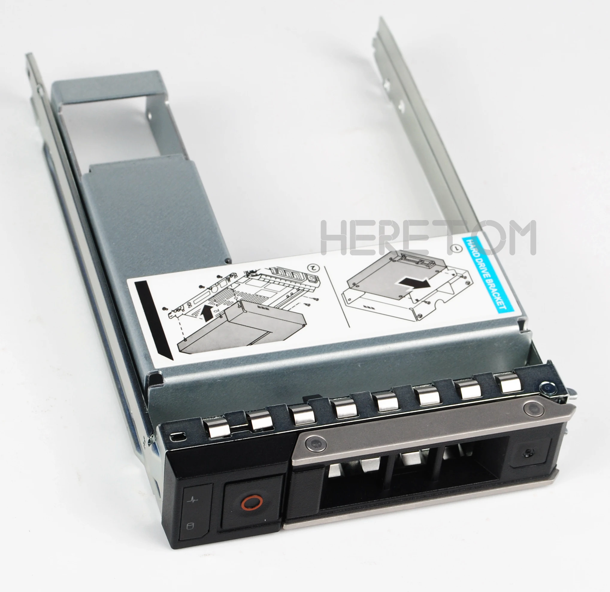 Imagem -04 - Adaptador Hdd Mais 3.5in Duro Bandeja Caddy para Dell R250 R350 T350 G15 Servidor Híbrido Novo 2.5 a 3.5