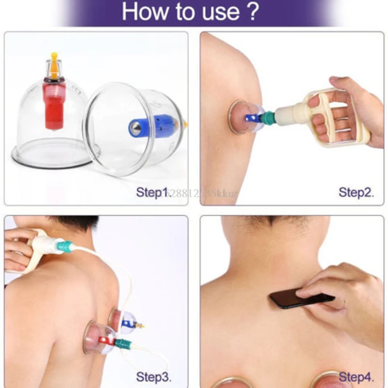 

32 pcs massage Vacuum set thicker magnetic aspirating cans massage suction cup with tube