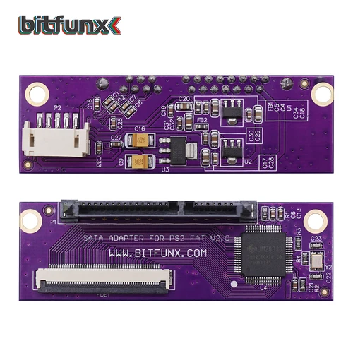 Placa de actualización del adaptador Bitfunx SATA para SONY Playstation 2 PS2 IDE adaptador de red Original