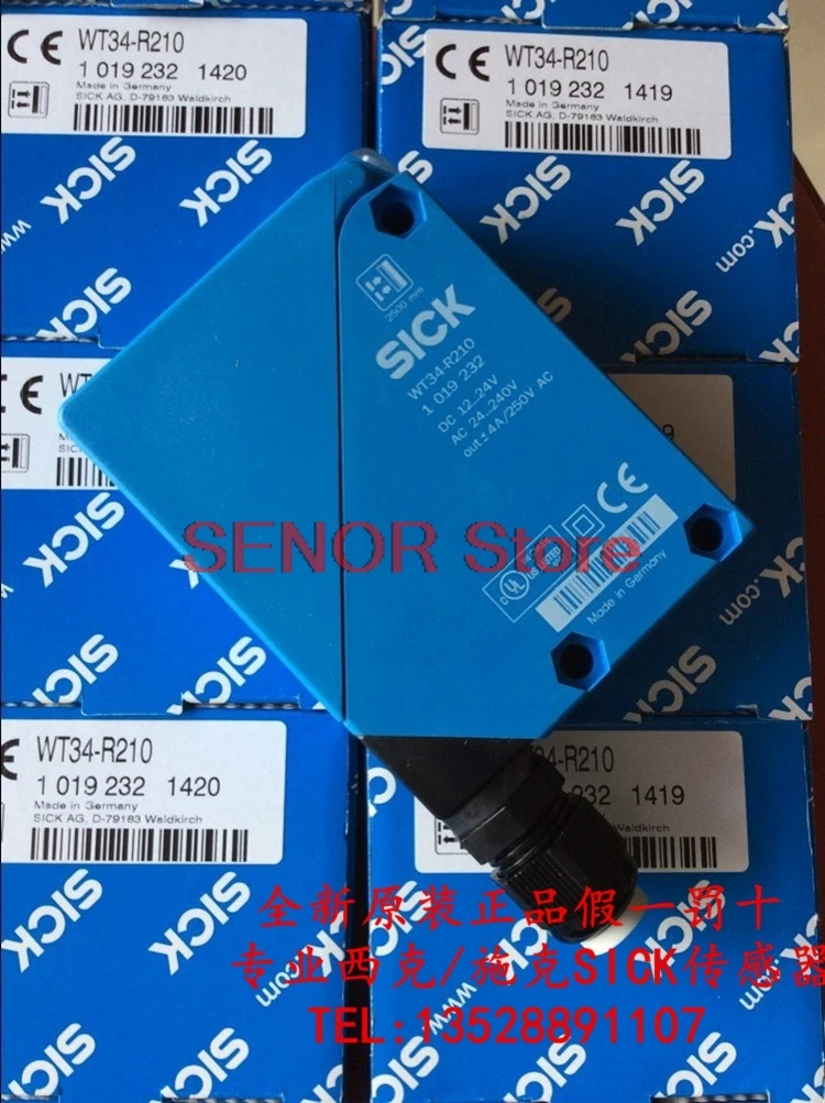 

Brand new original photoelectric switch WT34-R210 Item No. 1019232