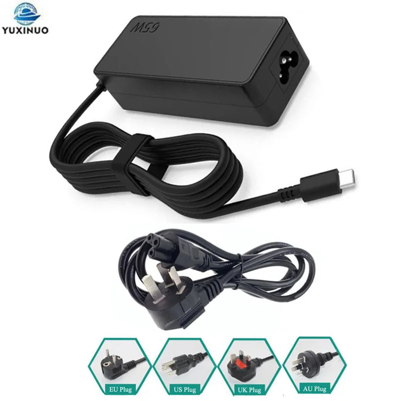 

Зарядное устройство для ноутбука Lenovo Thinkpad X1 carbon Yoga X270 X280 T480 T580 P51s P52s E480 E470 L380, 20 в, 3,25 А, 65 Вт