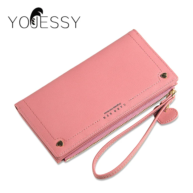 

YOJESSY Women Long Wallet Female Wallets Clutch Lady Purse Zipper Phone Pocket Card Holder Ladies Purses