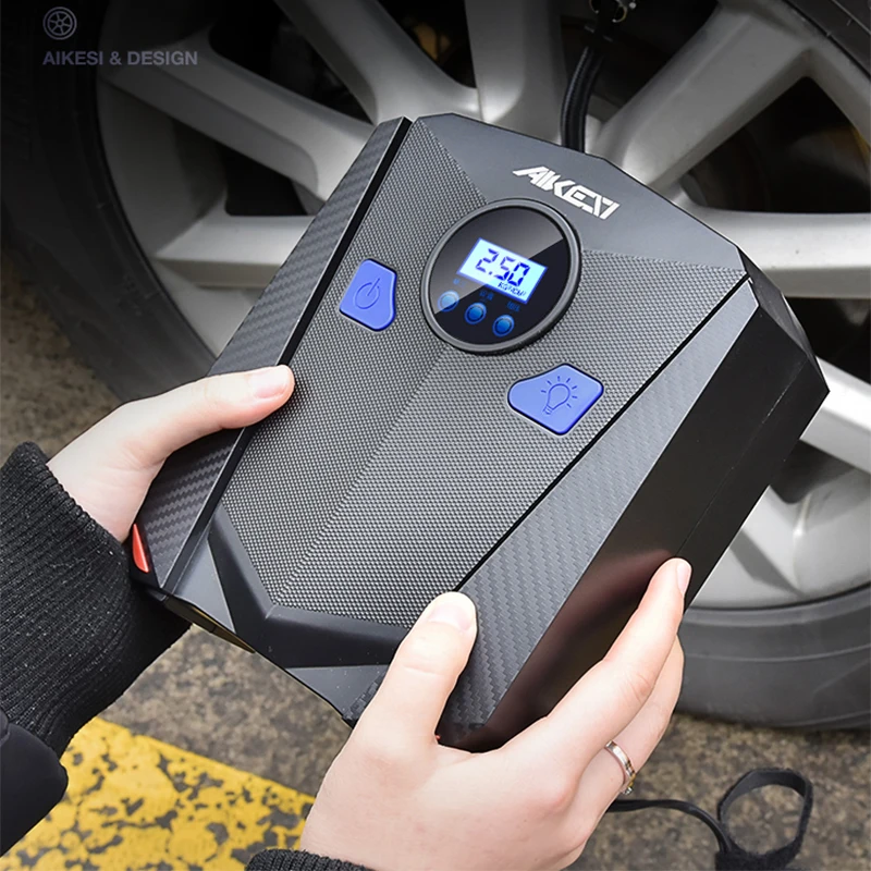 Car LED Digital Display Air Compressor DC 12v Portable Car Air Pump 150 Psi Tire Electric Inflator Preset Tire Pressure