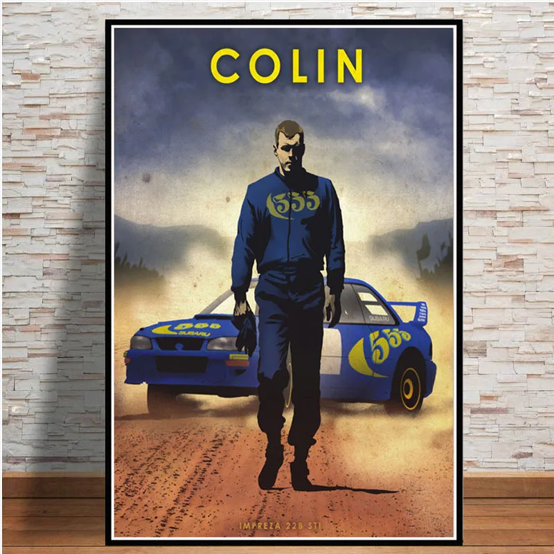 حار F1 سائق أيرتون سينا كين مايكل نيكي ريتشارد خمر الفن اللوحة جدار صور غرفة المعيشة ديكور المنزل رباعية كوادروس