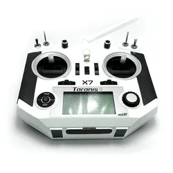 Frsky taranis q x7/x7s rcドローン送信機用の滑り止めcortexグリップとフットパッド赤黒