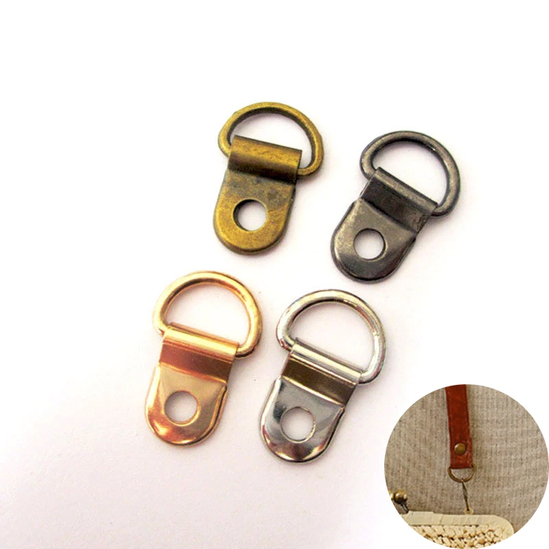 10/20pcs D Ring Buckle escursionismo arrampicata stivali pratici fibbie di riparazione borse artigianali fai da te accessori decorativi in pelle