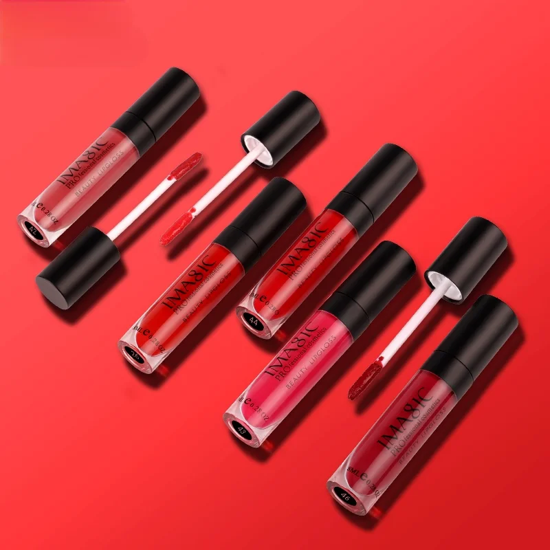 

1pcs matte Sexy Matte Lipstick lipgloss Waterproof Long Lasting Gloss Beauty makeup lip gloss fashion lip