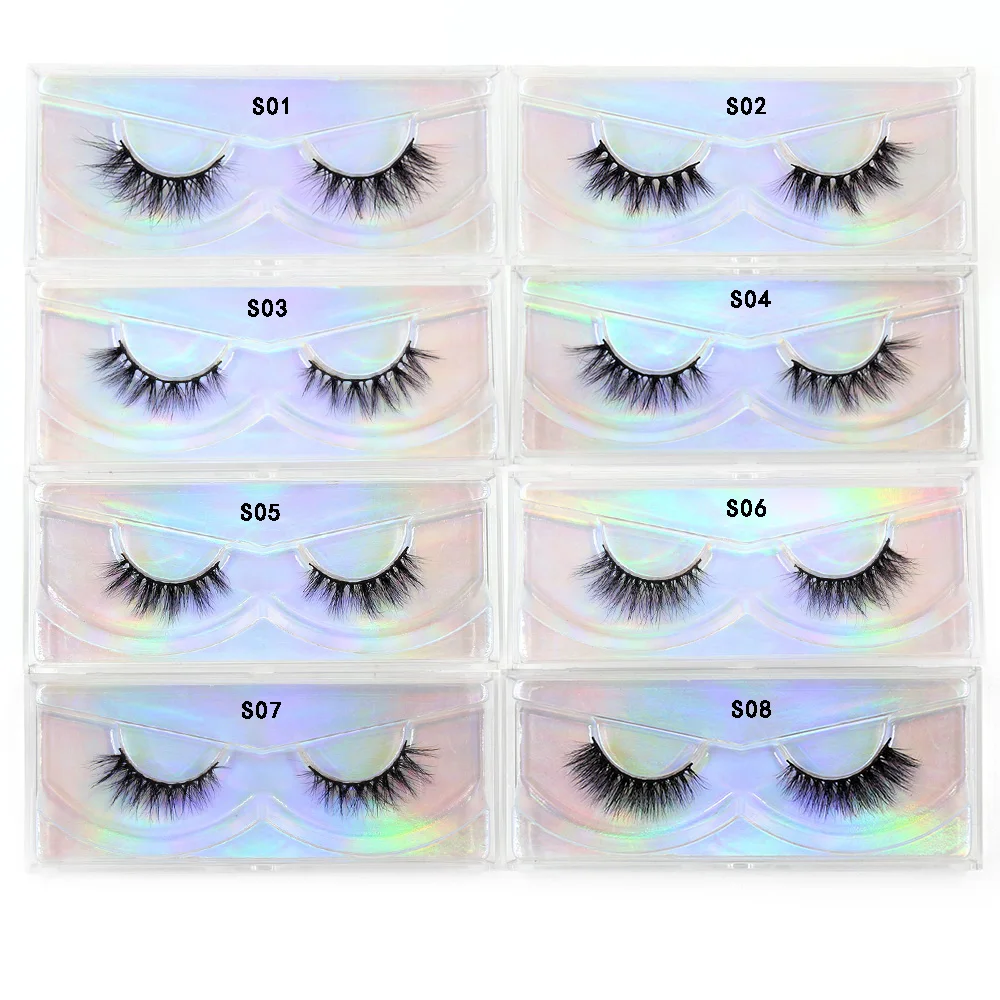 LEHUAMAO eyelashes makeup 3d mink lashes natural short mink eyelashes natural lashes wispy eye lashes maquillaje fake lashes