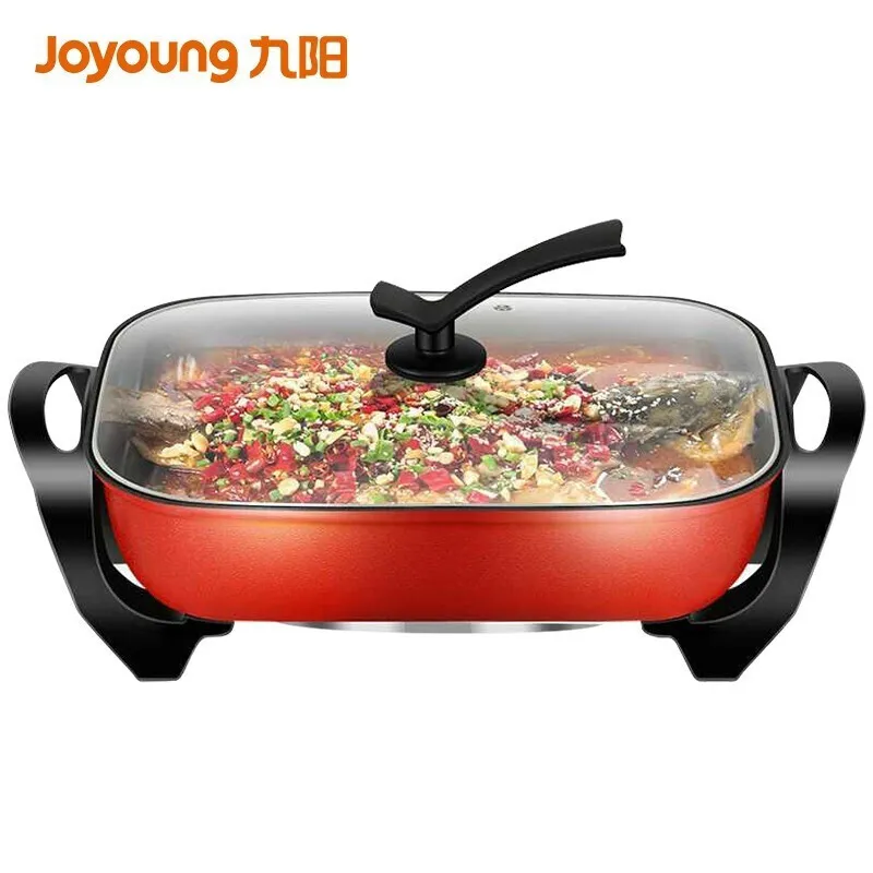 Electric wok Multi-function  Household electric  8L large capacity instant fried  fish one pot  cooker