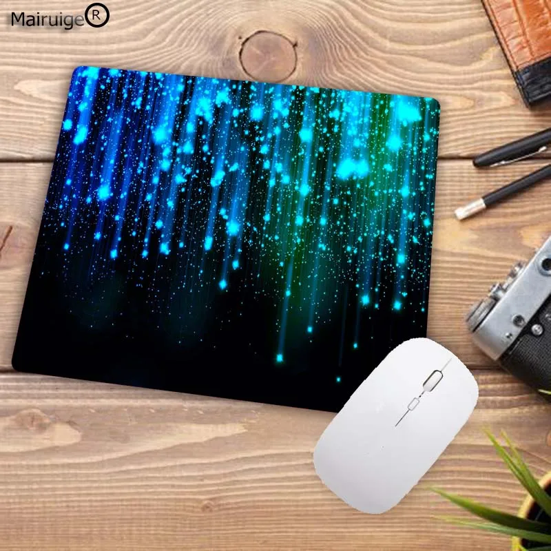 MRGBEST Blue Lines LED Light Mousepad RGB Keyboard Cover Desk-mat Colorful Surface Mouse Pad Waterproof Multi-size Computer