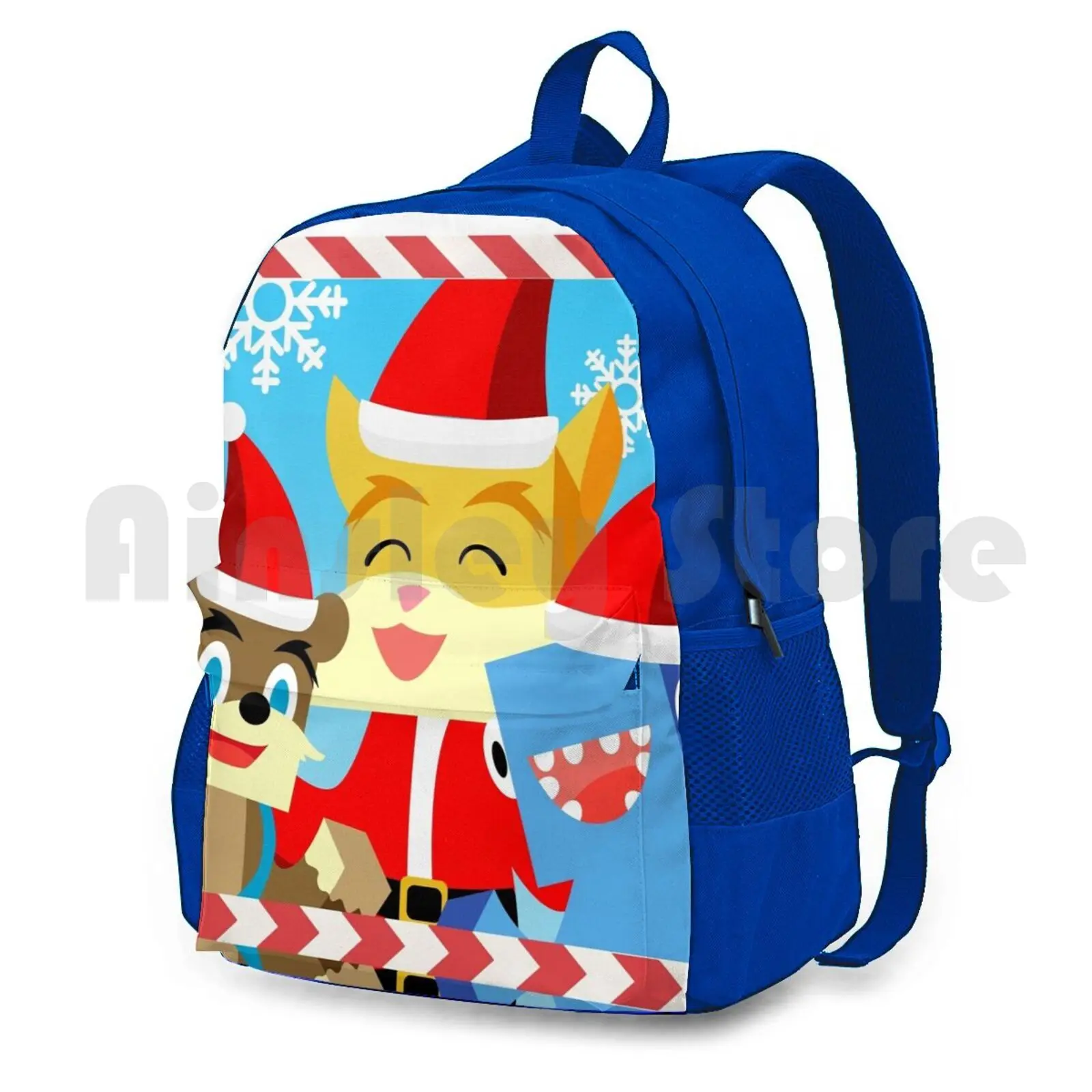 Youtuber Stampy Cat , Iballisticsquid , L For Lee X ( Christmas , Holiday , Winter Limited Edition ) Outdoor Hiking Backpack