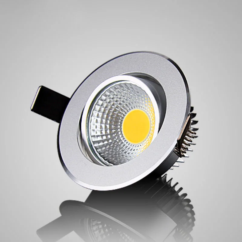 

1pcs Super Bright Dimmable Led downlight light COB Ceiling Spot Light 3w 5w 7w 12w ceiling recessed Lights Indoor Lighting