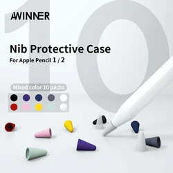 Bộ 50 Silicone Tắt Tiếng Ngòi Cho Apple Đầu Bút Chì Bao Có Thể Thay Thế Đầu Cho Bút Apple 2nd 1st Thế Hệ Ngòi ốp Lưng Bảo Vệ