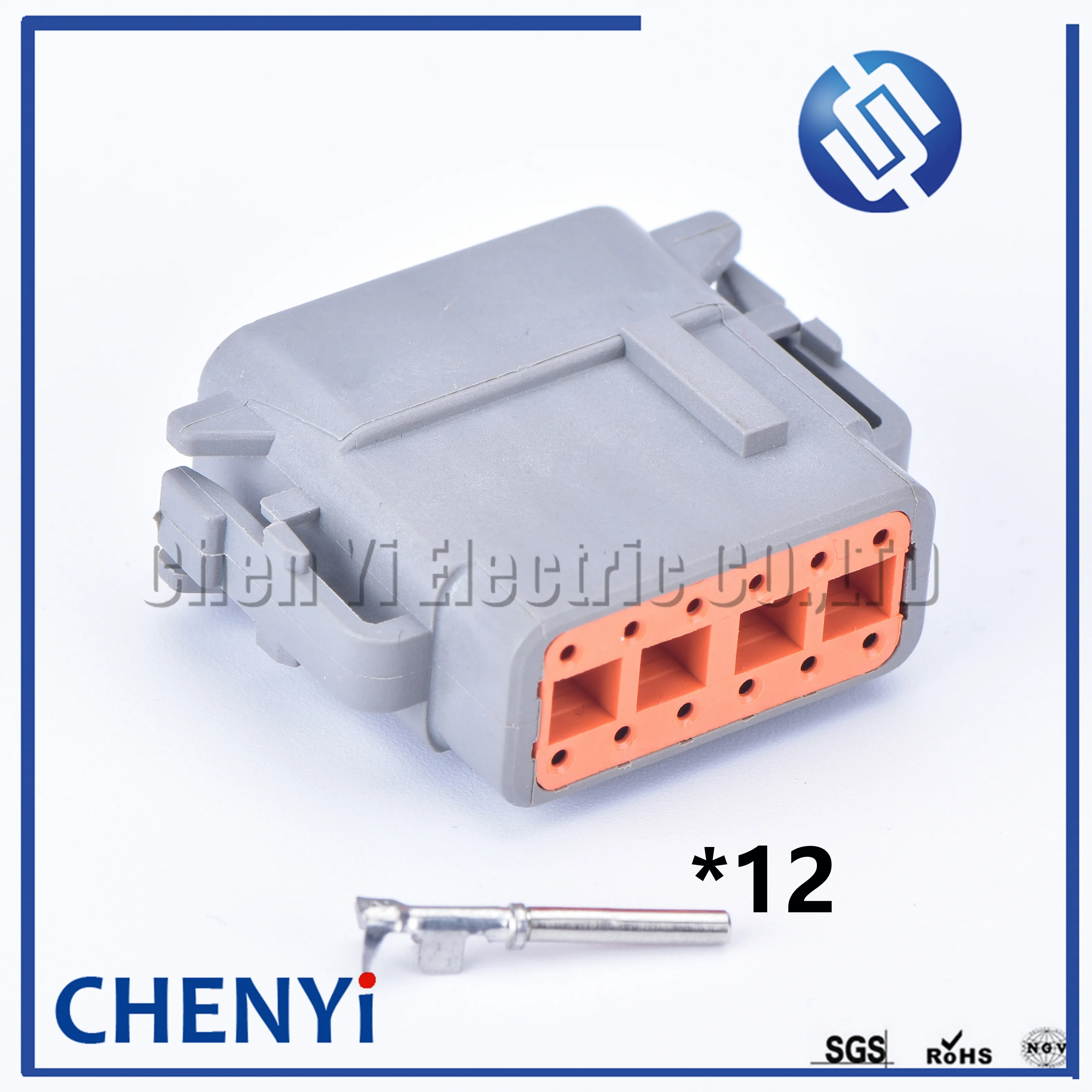 1 sets Deutsch DTM 12 Pin connector DTM06-12S/DTM04-12P Male or Female Auto Waterproof Connector Automotive Sealed Plug