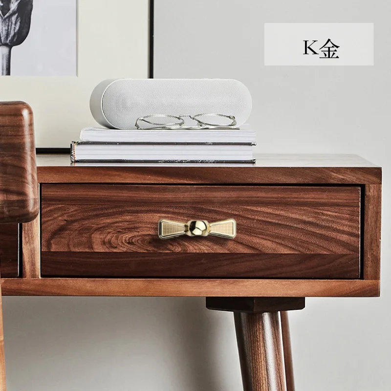 High Grade Bedside Cabinet Handle Wardrobe Cabinet Drawer Cabinet Door Handle Light Luxury Creative Bow Handle Drawer Knobs