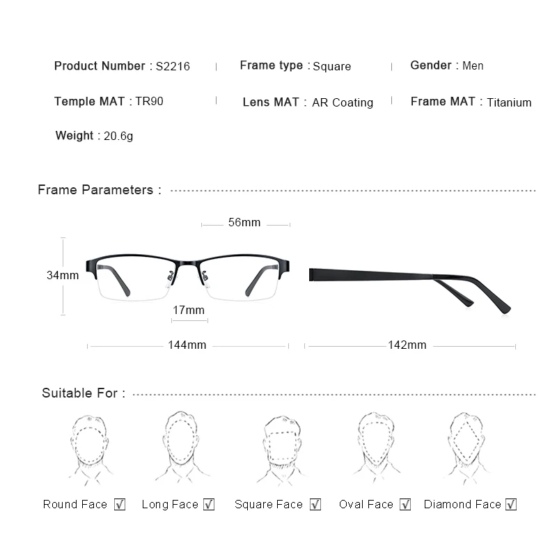 MERRYS Дизайнерские мужские очки из титанового сплава , оправа TR90, очки по рецепту, оптическая оправа, деловой стиль S2216