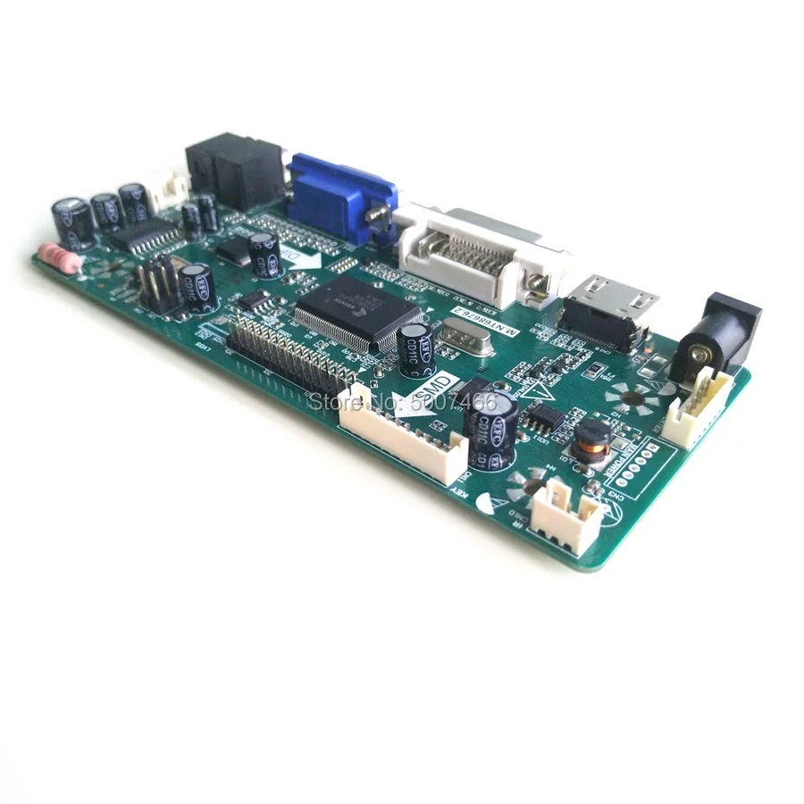 Imagem -05 - Placa do Controlador de Exibição Kit Faça Você Mesmo 1024*768 Tela para Nl10276bc26 Nl10276bc28 Nl10276bc30 1ccfl Lvds20pin Vga Mais Dvi m. Nt68676