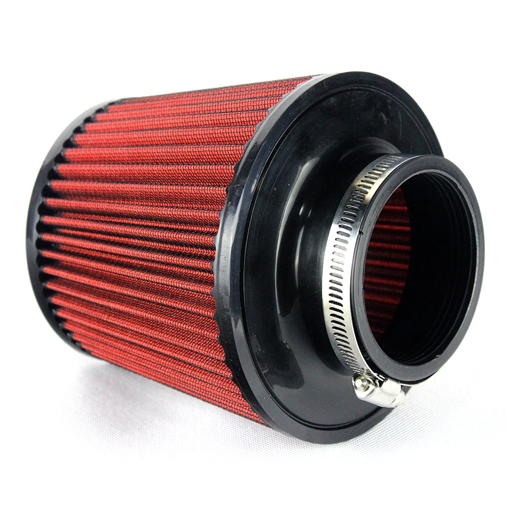 R-EP Car Air Filter 76mm Intake Filters 3inch Universal High Performance Car Air purifier High Flow Washable for Cold Air Intake
