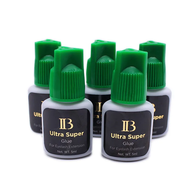 1bottles IB Ultra Super Glue for Eyelash Extensions 5ml Original Korean Individual Fast Drying  Strong Lashes Glue Long Lasting