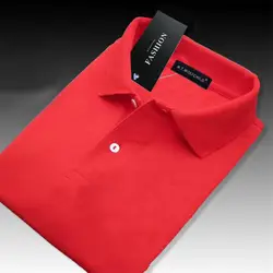 Polo de manga corta para hombre, camiseta informal de Color sólido, 100% algodón, de alta calidad, a la moda, XS-5XL