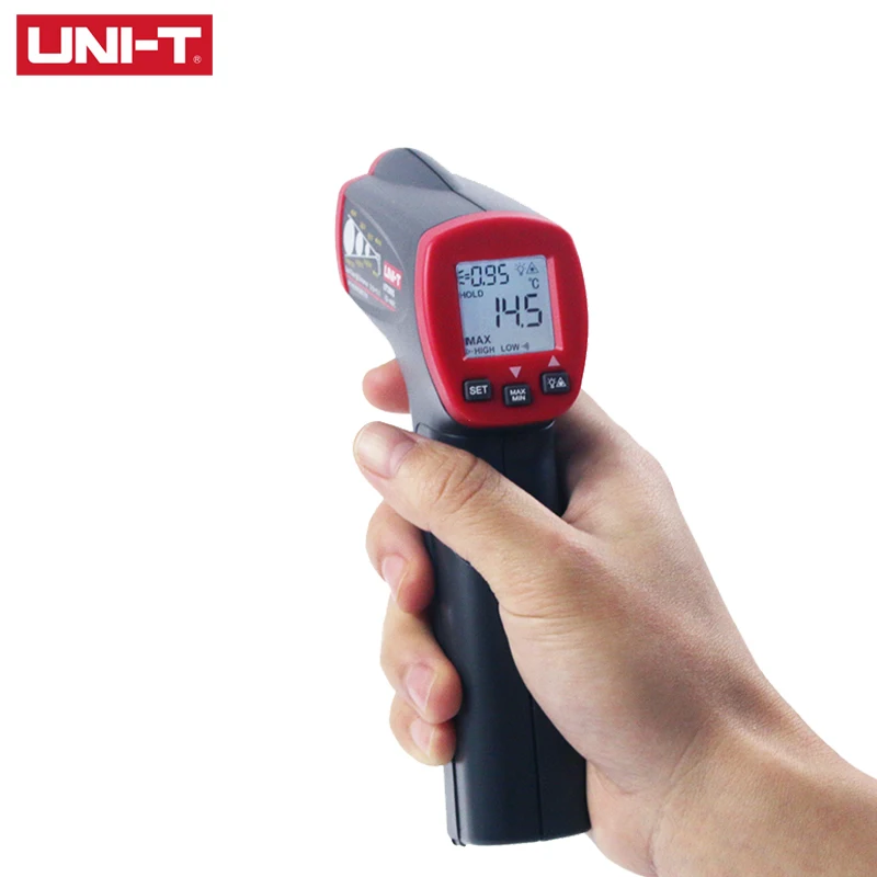 UNI-T UNI T UT300S Infrared Digital Thermometer Industrial Non-contact Thermometer Digital Gun Temperature Measurement Device