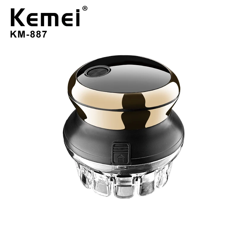 Professional Even Cut Rotary Hair Clipper UFO Electric For Men Washable Rechargeable Hair Trimmer Machine Home Haircut Kit