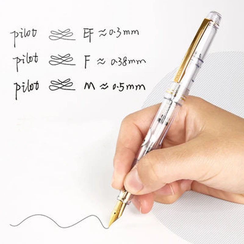 1pcs Pilot Fountain Pen 78G+ F/ M Nib Student Calligraphy Art Office Office Writing Fountain Pen Gift