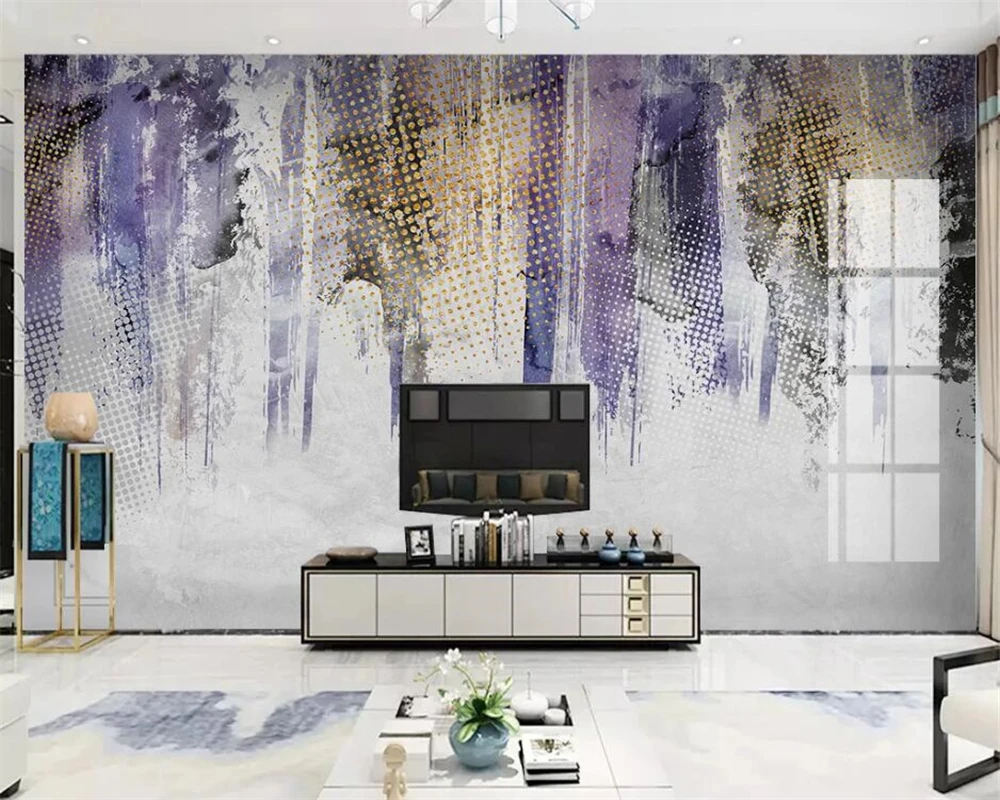 beibehang Customized new wall papers home decor wallpaper modern minimalist abstract lines geometric stripes TV sofa background