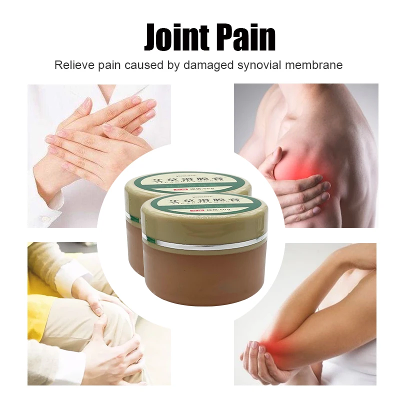 50g Wormwood Synovial Cream Knee Joint Pain Relief Ointment Relieves Rheumatism Arthritis Massage Medical Balm