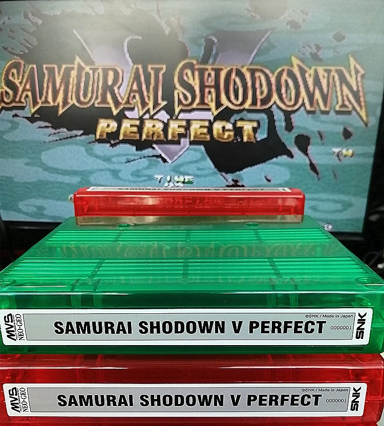 MVS Card Samurai shodown v perfect cartridge motherboard work with no modified original NEOGEO